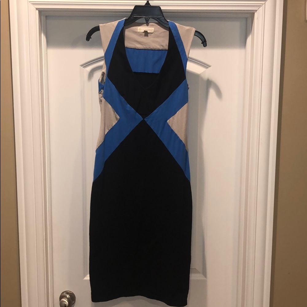 SYNERGY Organic Clothing Geometric V-Neck Dress